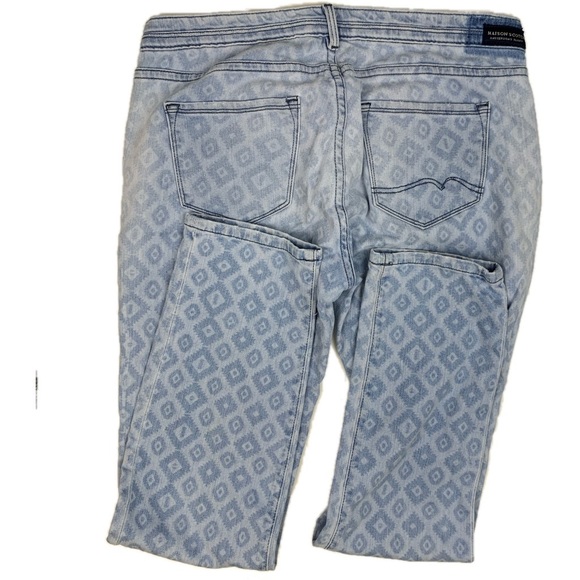 Maison Scotch Diamond Print Light Skinny Jeans - Picture 2 of 7